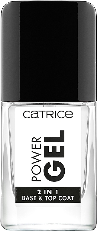 Base and Top Coat 2 in 1 - Catrice Power Gel 2in1 Base & Top Coat — photo N1