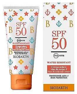 Face & Body Sun Cream - Bioearth Sun Love Face And Body Sun Cream SPF50 — photo N3