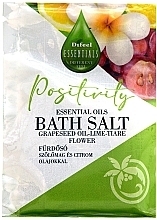 Fragrances, Perfumes, Cosmetics Positive Bath Salt - Difeel Essentials Positivity Bath Salt Grapeseed Oil, Lime, Tiare Flower