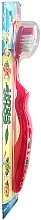 Baby Toothbrush "Four Fruit", red - Silver Care — photo N2