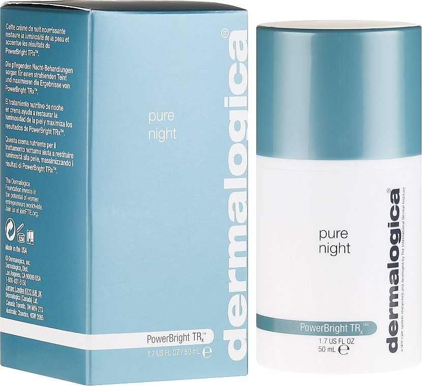 Facial Night Treatment - Dermalogica PowerBright TRx Pure Night — photo N1