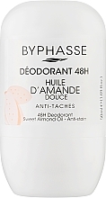 Roll-On Deodorant 'Sweet Almond Oil' - Byphasse Roll-On Deodorant 48h Sweet Almond Oil — photo N1