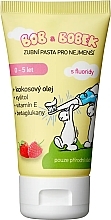 Strawberry and Raspberry Children's Toothpaste - Profimed Bob & Bobek Baby Toothpaste — photo N2