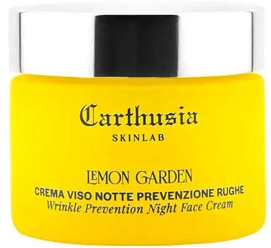 アンチリンクル ナイトクリーム - Carthusia Skinlab Lemon Garden Wrinkle Prevention Night Face Cream	 — photo N1