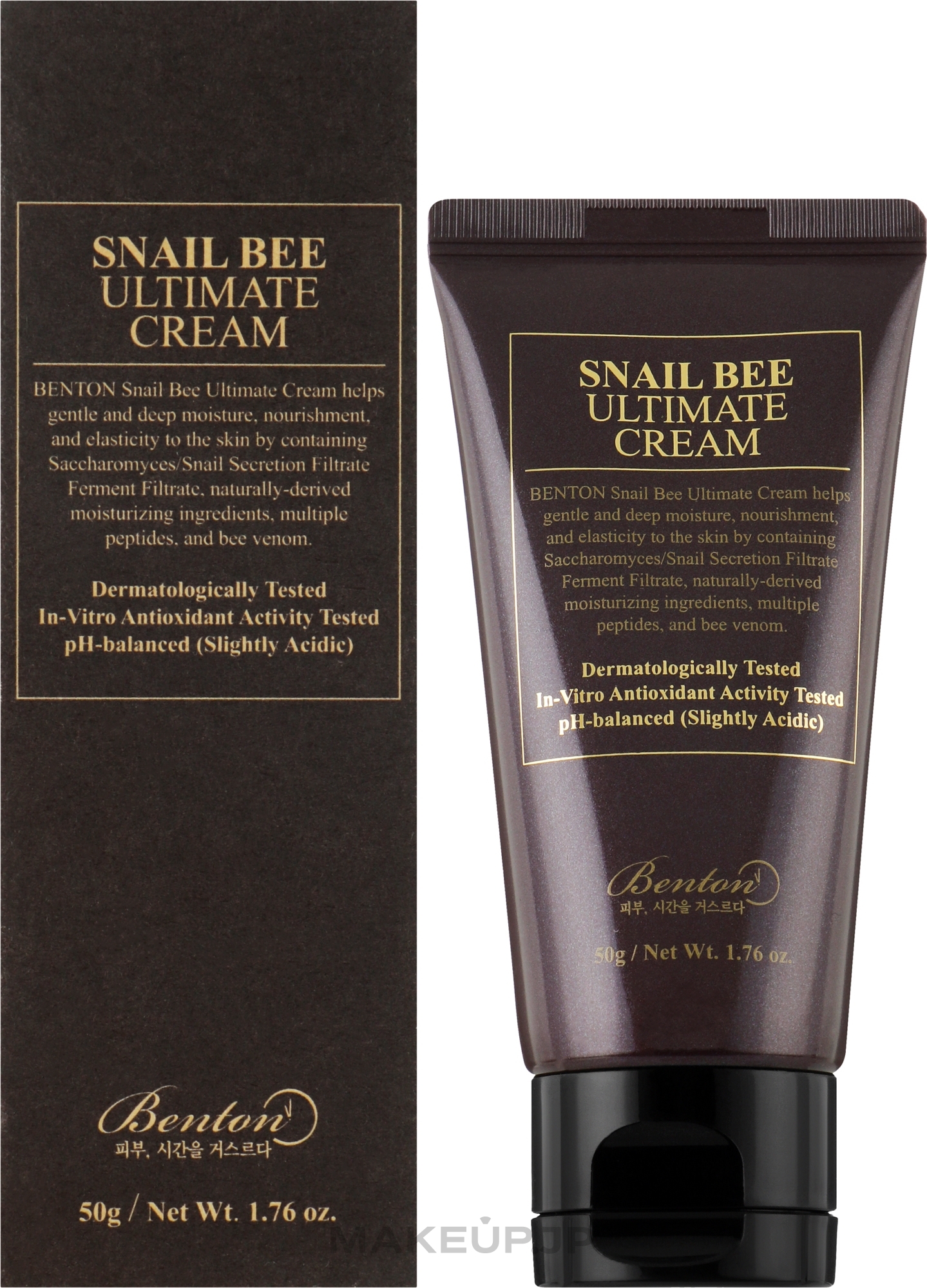 Snail Mucin & Bee Venom Cream - Benton Snail Bee Ultimate Cream — photo 50 g