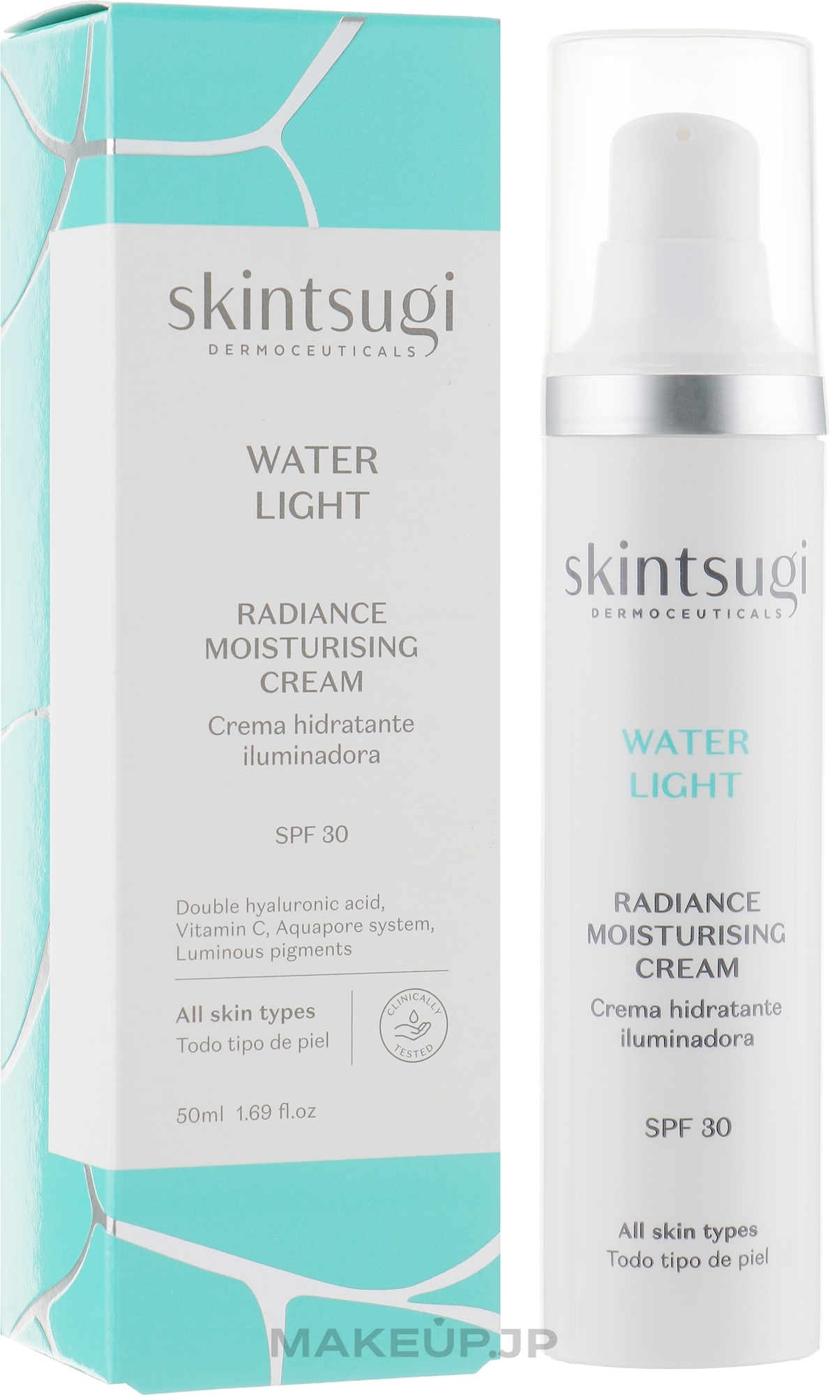 Moisturizing Day Face Cream - Skintsugi Water Light Radiance Moisturising Cream  — photo 50 ml