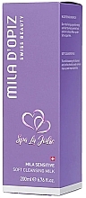 Face Cleansing Milk - Mila D'Opiz Sensitive Soft Cleansing Milk — photo N2