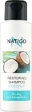 Coconut Shampoo for Dry and Damaged Hair - Natigo Repairing Shampoo — photo N2