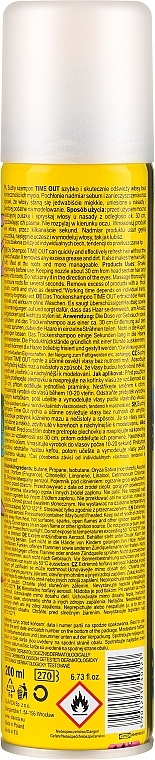 Hair Dry Shampoo - Time Out Dry Shampoo Tropical — photo N25