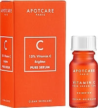 Fragrances, Perfumes, Cosmetics Brghtening Serum - APOT.CARE Pure Seurum Vitamin C