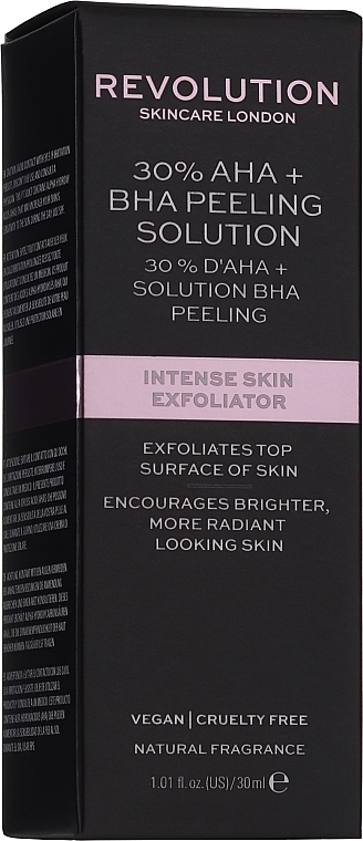 Intensive Chemical Peel for Radiant Skin - Revolution Skincare 30% AHA + BHA Peeling Solution — photo N3