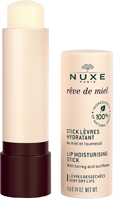 Lipstick "Honey Dream" - Nuxe Reve de Miel Lip Moisturizing Stick — photo N2