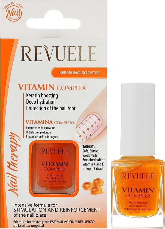 Nail Strengthener - Revuele Nail Therapy Vitamin Complex — photo N2