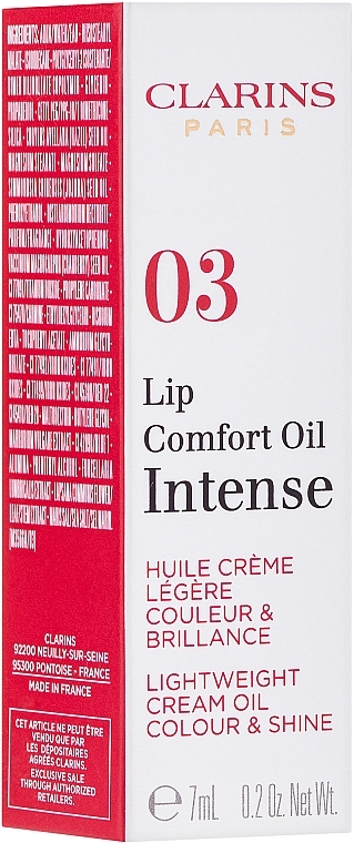 Creamy Lip Oil-Tint - Clarins Lip Comfort Oil Intense — photo N2