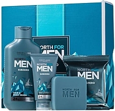 Fragrances, Perfumes, Cosmetics Set - Oriflame North For Men SubZero (shm/250 ml + f/gel/50 ml + soap/100 g)