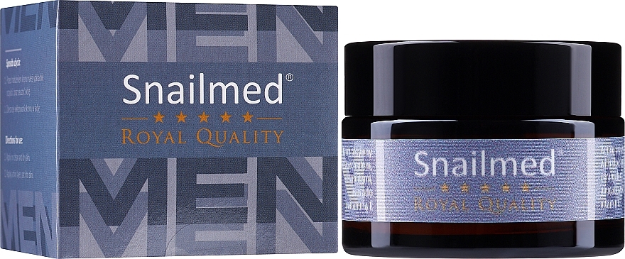 Anti-Wrinkle Men Cream - Snailmed Royal Quality Men — photo N2