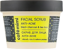 Fragrances, Perfumes, Cosmetics Face Scrub "Anti-Acne" - Cafe Mimi Facial Scrub Anti-Acne