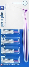 Prerio Plus Interdental Brush Set, CPS 408 with purple holder - Curaprox — photo N1