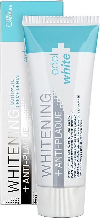 Anti-Plaque Whitening Toothpaste - Edel+White Anti-plaque+Whitening — photo N2