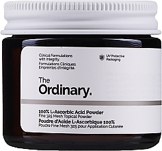 Fragrances, Perfumes, Cosmetics Vitamin C Powder - The Ordinary 100% L-Ascorbic Acid Powder