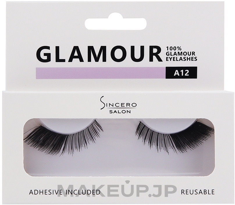 False Lashes - Sincero Salon Eyelashes Glamour (2pcs)  — photo A12