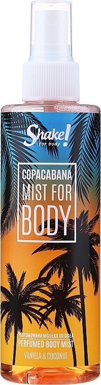 Shake for Body Perfumed Body Mist Copacabana Vanilla & Coconut - Perfumed Body Mist — photo N1