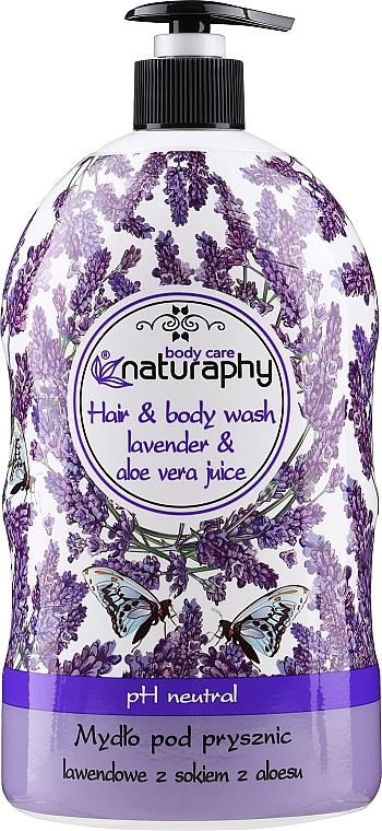 Shampoo-Shower Gel "Lavender & Aloe Vera" - Naturaphy — photo N2