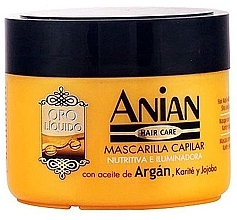 Argan Hair Mask - Anian Liquid Gold Hair Argan Mask — photo N1