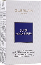 Fragrances, Perfumes, Cosmetics Set - Guerlain Super Aqua Serum Set (serum/50ml + eye/serum/5ml + mask/1pcs + lot/15ml)