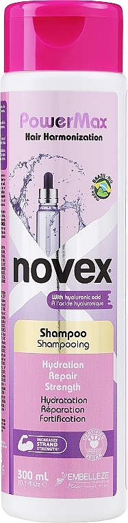 Hyaluronic Acid Shampoo - Novex PowerMax Hair Harmonization Shampoo — photo N1