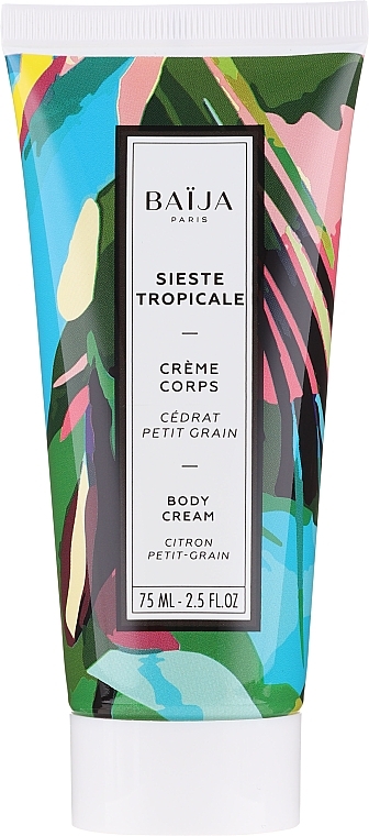 Citron and Grain Body Cream - Baija Sieste Tropicale Citron Petit Grain Body Cream — photo N3