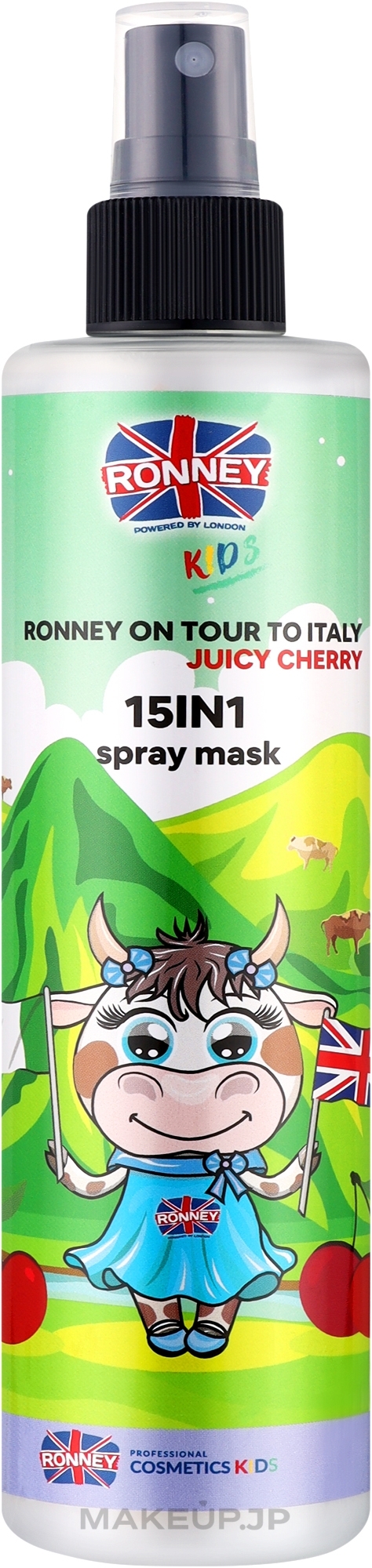 15in1 Leave-In Conditioner for Kids - Ronney Professional Kids On Tour To Italy Juicy Cherry 15In1	 — photo 285 ml