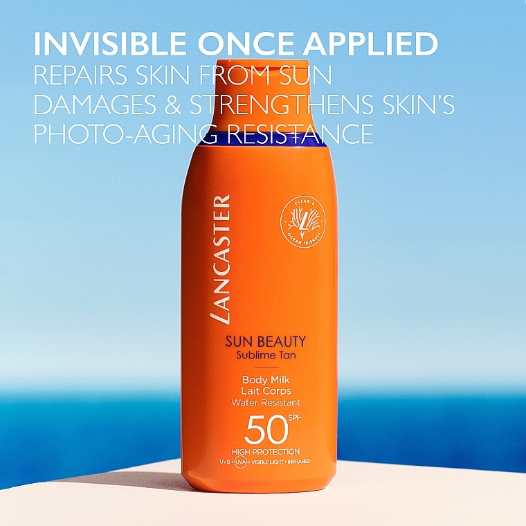 Waterproof Sun Body Milk - Lancaster Sun Beauty Sublime Tan Body Milk SPF30 — photo N6