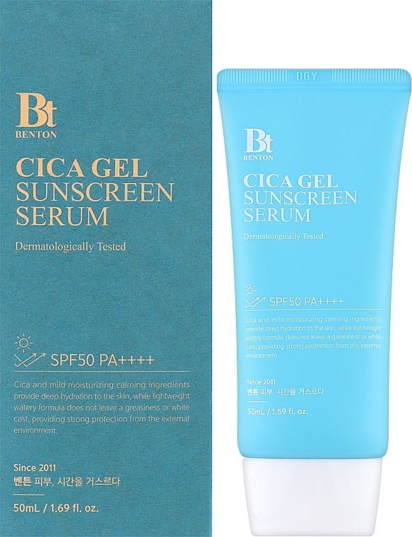 Sunscreen Gel Serum - Benton Cica Gel Sunscreen Serum SPF50/PA++++ — photo N3