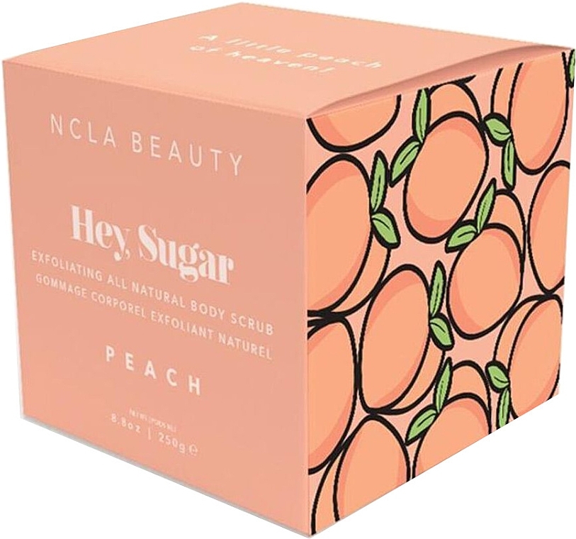 Peach Body Scrub - NCLA Beauty Hey, Sugar Peach Body Scrub — photo N10