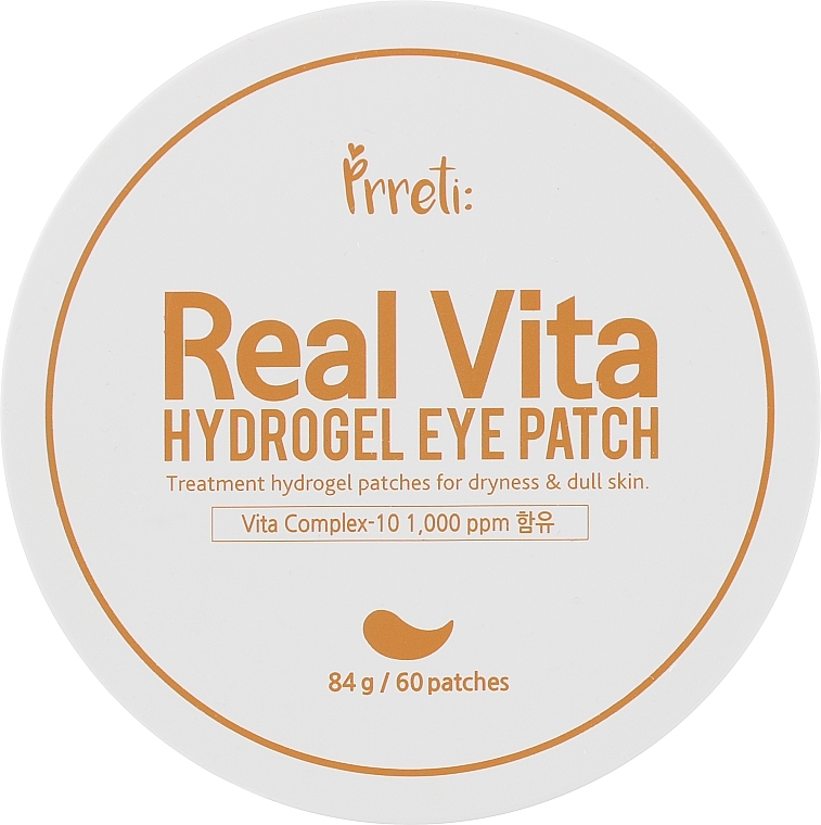 Hydrogel Eye Patch with Vitamin C - Prreti Real Vita Hydrogel Eye Patch — photo N1