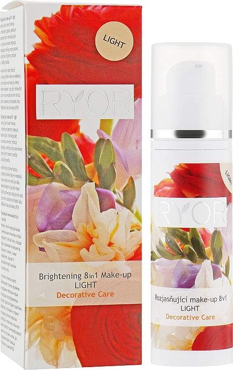 8-in-1 Brightening Fluid - Ryor Decorative Care Brightening Makeup 8in1 — photo N1