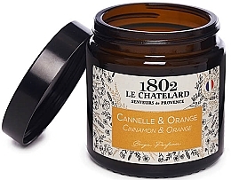 Fragrances, Perfumes, Cosmetics Cinnamon & Orange Scented Candle - Le Chatelard 1802 Cinnamon & Orange Scented Candle