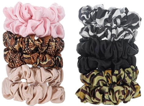 Hair Tie Set, 12 pcs - W7 Mini Silky Knots — photo N16