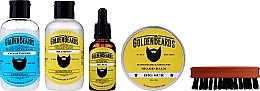 Set - Golden Beards Starter Beard Kit Big Sur (balm/60ml + oil/30ml + shm/100ml + cond/100ml + brush) — photo N2