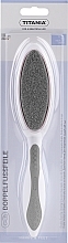 Fragrances, Perfumes, Cosmetics Double-Sided Foot File, dark grey - Titania