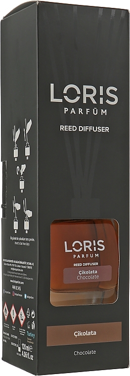 Reed Diffuser "Chocolate" - Loris Parfum Reed Diffuser Chocolate — photo N1