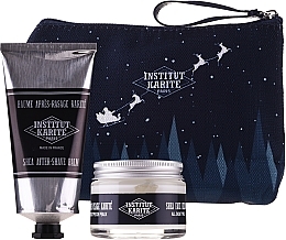 Fragrances, Perfumes, Cosmetics Set - Institut Karite Men Shea (f/cr/50ml + ash/balm/75ml + bag)