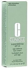 Fragrances, Perfumes, Cosmetics Eye Cream - Clinique Superdefense SPF20 Eye Cream (tester)