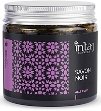 Fragrances, Perfumes, Cosmetics Rose Black Soap - Intaj Cosmetics Savon Noir With Alle Rose