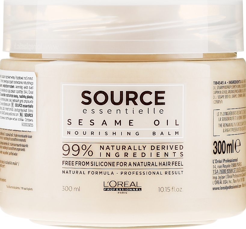 Balm-Mask for Dry Hair Nourishing - L'Oreal Professionnel Source Essentielle Nourishing Balm — photo N3