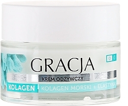 Fragrances, Perfumes, Cosmetics Anti-Wrinkle Nourishing Cream - Gracja Sea Collagen And Elastin Anti-Wrinkle Day/Night Cream