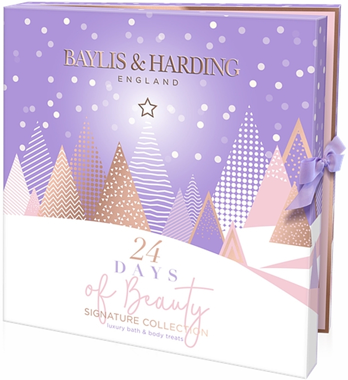 Advent Calendar Set - Baylis & Harding Jojoba, Vanilla & Almond Oil Luxury 24 Days Of Beauty Advent Calendar Gift Set — photo N1