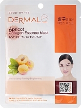 Fragrances, Perfumes, Cosmetics Collagen and Apricot Extract Mask - Dermal Apricot Collagen Essence Mask