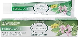 Fragrances, Perfumes, Cosmetics Natural Herbal Care Toothpaste - L'Angelica